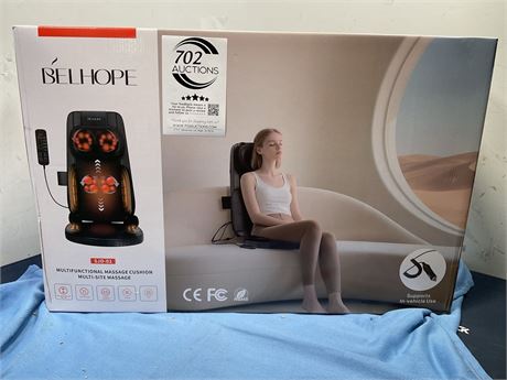 belhope Shiatsu Neck and Back Massager with Heat, 4D Kneading Back Massager for