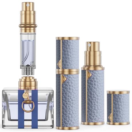 Perfume Travel Refillable Bottle, Tsa Approved 5ml Perfume Atomizer Bottle,