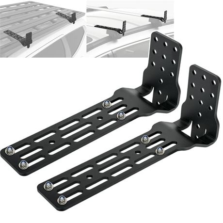 TOPOWN 2PCS Awning Mounting Brackets for Car Roof Rack, Roof Rack Awning