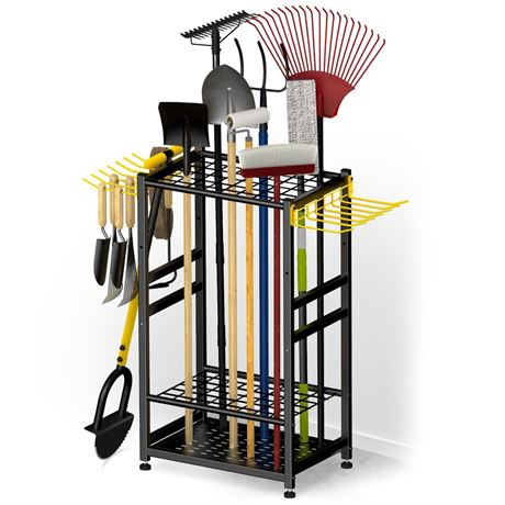 Garden Tool Organizer, Up 48 Long Handle Tool, Garage Storage and Organization