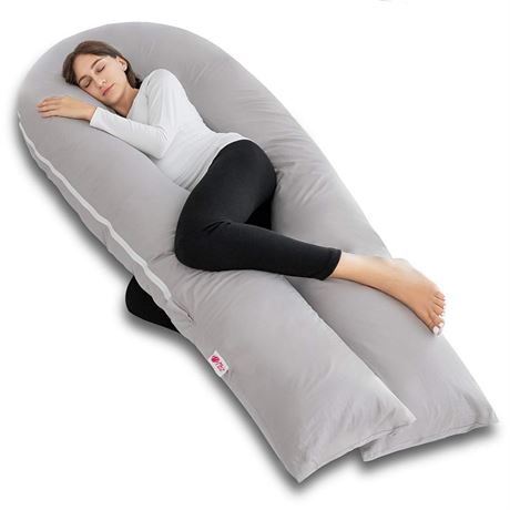 Meiz Pregnancy Pillows for Sleeping, Full Body Pregnancy Pillow with 300TC