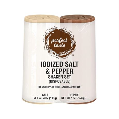 Delectables Disposable GRN13060 Shaker Combo 4 oz Salt & 1.5 oz Pepper