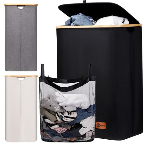 DOFASAYI Laundry Hamper, Laundry Basket With Lid - 150L Dirty Clothes Hamper