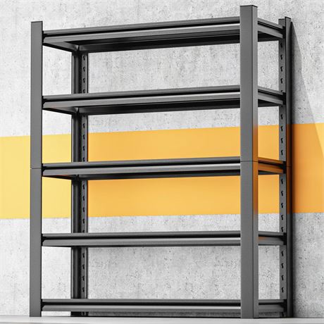 Garage Shelving,Thickened 72" Garage Storage Shelves Heavy Duty Shelving Units