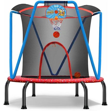 Zupapa No-Gap Design Trampoline for Kids Toddler Indoor Outdoor Small