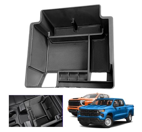 2024 Silverado Sierra Console Tray Center Console Organizer Tray for 2023 2024