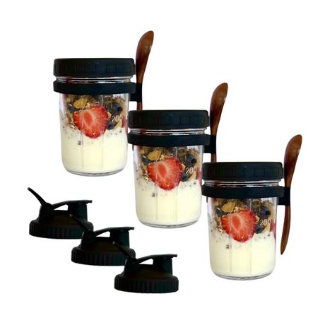 OFFSITE LOCATION Overnight Oats Containers with Lids – Practical Oatmeal Oat J