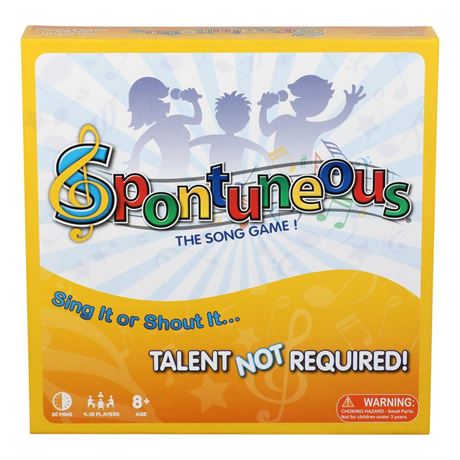 The Song Game - Sing It or Shout It - Talent NOT Required - Family Party Board