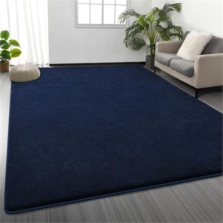 Large Area Rugs for Living Room Bedroom, 6 x 9 Ft Non-Slip Modern Area Rug,
