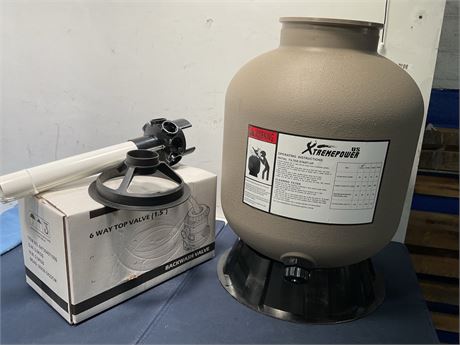 XtremepowerUS 19" Sand Filter System Inground Above Pool up to 24,000 Gallons