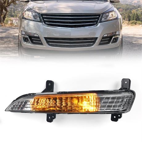 FIONE Fog Light for Chevy Traverse 2013 2014 2015 2016 2017 Turn Signal Light