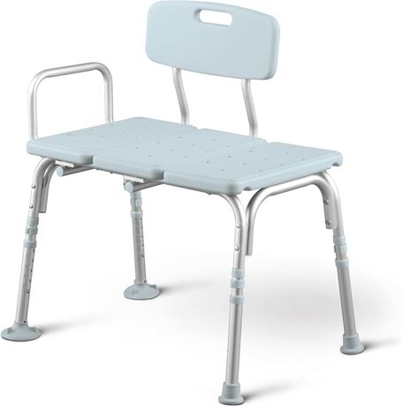 Medline Tub Transfer Bench and Shower Chair with Microban Antimicrobial