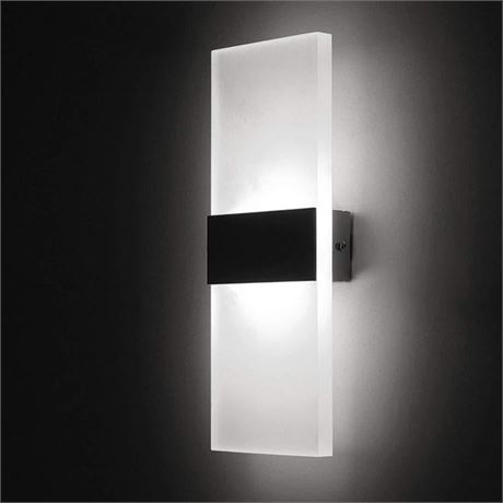 OFFSITE Mobestech LED Wall Light Modern Acrylic Wall Sconce Rectangle Wall Lamp