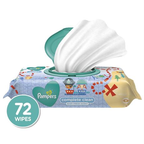 Pampers Baby Wipes Scented 3 pack