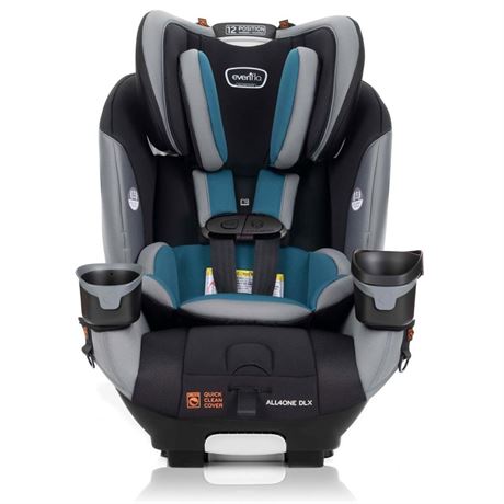 Evenflo EveryFit/All4One 3-in-1 Convertible Car Seat w/Quick Clean Cover (Reefs