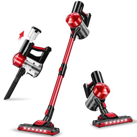 iwoly C150 Cordless Vacuum Cleaner Rechargeable with 2200mAh Detachable