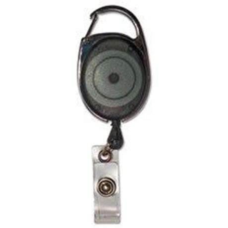 Wholesale CASE of 5 - Advantus Retractable Carabiner-style ID Reels-Retractable