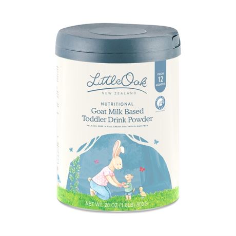 LittleOak Goat Milk Based Toddler Drink Powder 28 Oz Container