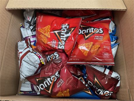 Twenty one bags of Dorito’s mix variety pack