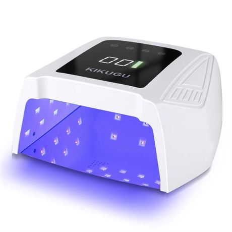 UV Light for Nails,96W Rechargeable Nail Lamp for Gel Nails,LED Nail Lamp with