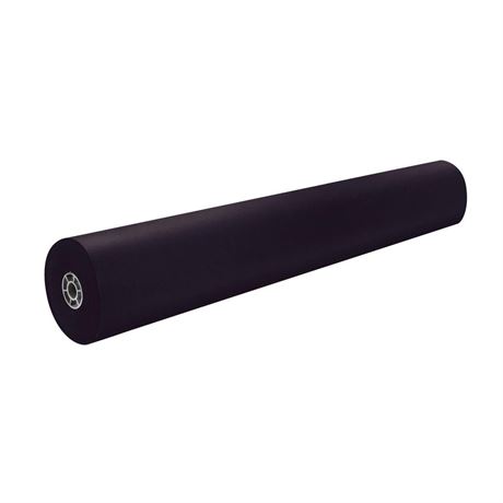 Pacon ArtKraft Duo-Finish Paper, Black, 36" x 1,000', 1 Roll