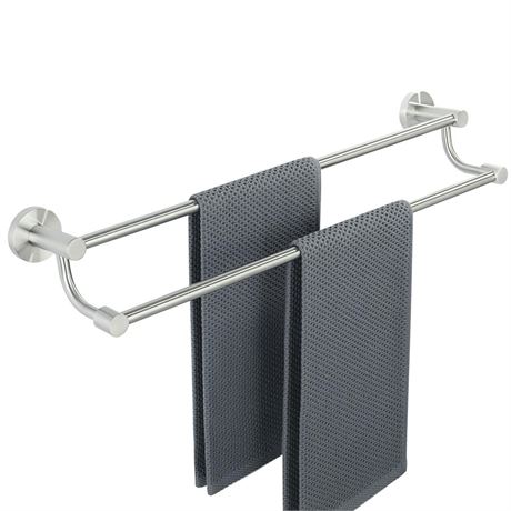 Alise Double Towel Bars Towel Holder Towel Hanger for Bathroom Wall Mount,24