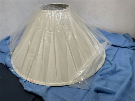 Empire Lamp Shade Fine Burlap Beige Large 6" Top x 22”Bottom x 13.5" High