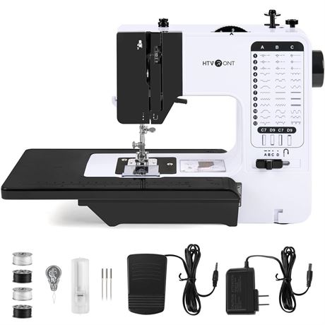 HTVRONT Sewing Machine for Beginners and Kids - 38 Built-In Stitches Mini