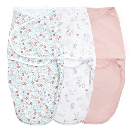 Aden + Anais Essentials Easy Wrap Swaddle, Cotton Knit Baby Wrap, Newborn