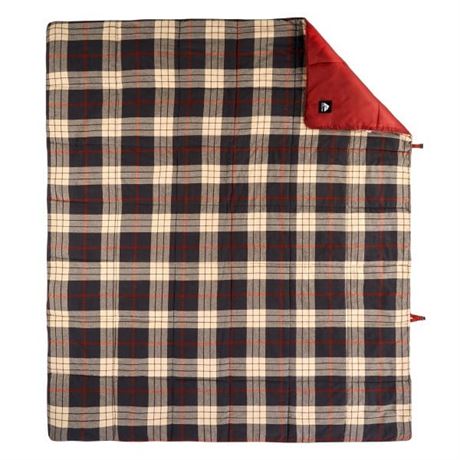 Ozark Trail Flannel Packable Blanket for Camping/ Traveling/Picnics - 70" x 60"