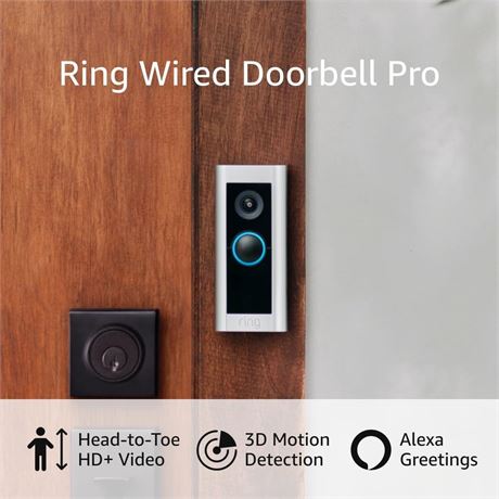Ring Wired Doorbell Pro (Video Doorbell Pro 2) – Best-in-class with