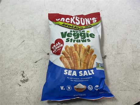 Jackson's Super Sea Salt Veggie Straws