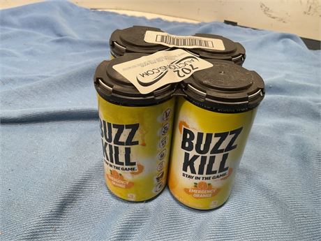Buzz Kill Stay in the Game Emergency Orange 8.6 oz 4pk