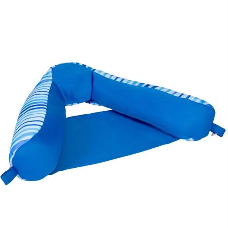 Big-Joe Kona Noodle Sling Chair Pool Float, Blue, Foam, Floating, Buoyancy Aid,