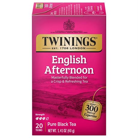 Twinings Twinnings Of London English Afternoon Tea, 20 Ct