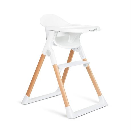 Munchkin® Float™ Foldable Baby and Toddler High Chair - Easy Clean, Compact and