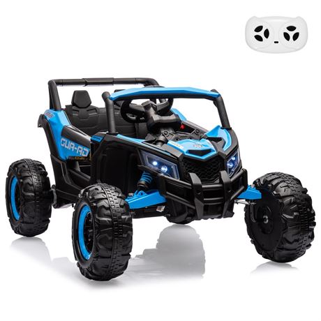 Ride on UTV Car, 24V Battery Powerd Electric Off-Road UTV Car w/Remote Control,