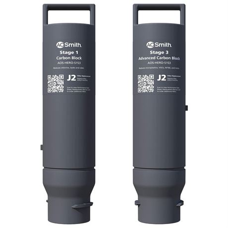 AO Smith Reverse Osmosis Water Filter Replacement Cartridges - Carbon