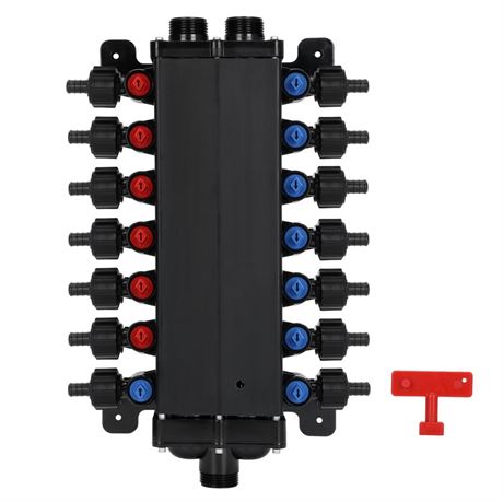 50143 Pex Manifold Compatible with Viega Manabloc, Homerun Distribution Pex