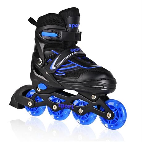 Kids Inline Skates for Girls Boys, Youth and Adult, Adjustable Blades Roller