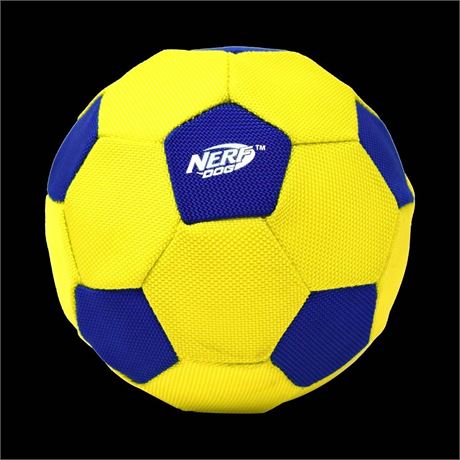 Nerf Dog 5" Squeaky Bounce Soccer Ball, Multi