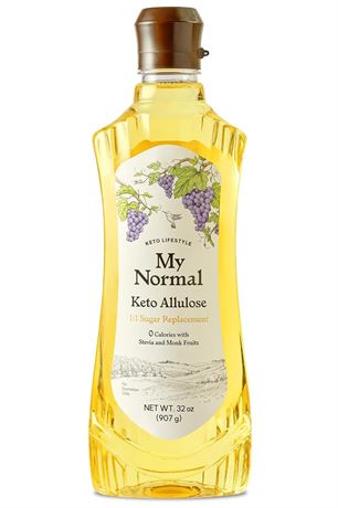 My Normal Keto Allulose Large Size, Allulose 99.52%, Monk Fruit, Stevia Blend