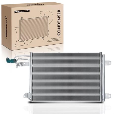 A-Premium Air Conditioning A/C Condenser Compatible with Audi A3, TT, TTS, RS