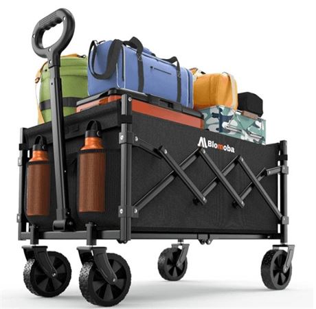 BLOMBA Collapsible Wagon w/ Wheels | Open Box | (See Condition Notes)
