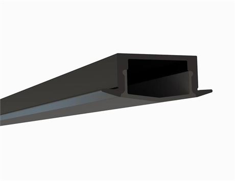 Easy Install 014A Profil Recess Led 23*15mm Embedded Silver Black Color