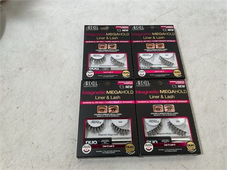 Ardell Magnetic Megahold Liner & Lash 054/4 pack