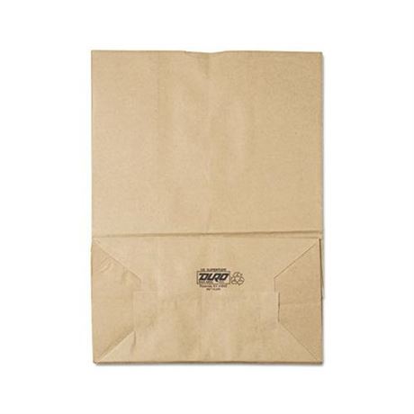 General Grocery Paper Bags  75 Lbs Capacity  1/6 BBL  12 W X 7 D X 17 H  Kraft