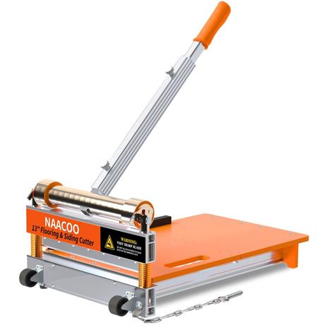 NAACOO 17mm Heavy Duty Laminate/Vinyl Floor Cutter, 13” Vinyl Plank Cutter with