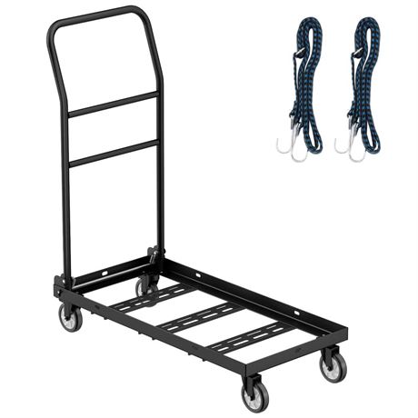 Folding Chair Cart,Tolerable 300 LBS,Multi-Function Chair Cart,Folding Chair