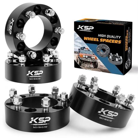 KSP 1in 6x5.5 Tacoma Wheel Spacers, 6x139.7 Tire Spacer fit for Toyota Tundra